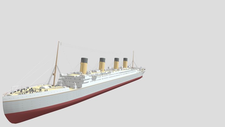鐵達尼號 3D Model