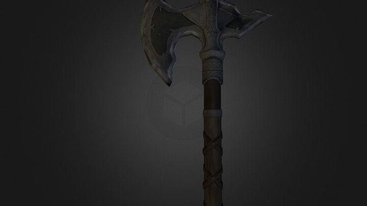 Cyrodiil Steel Waraxe 3D Model