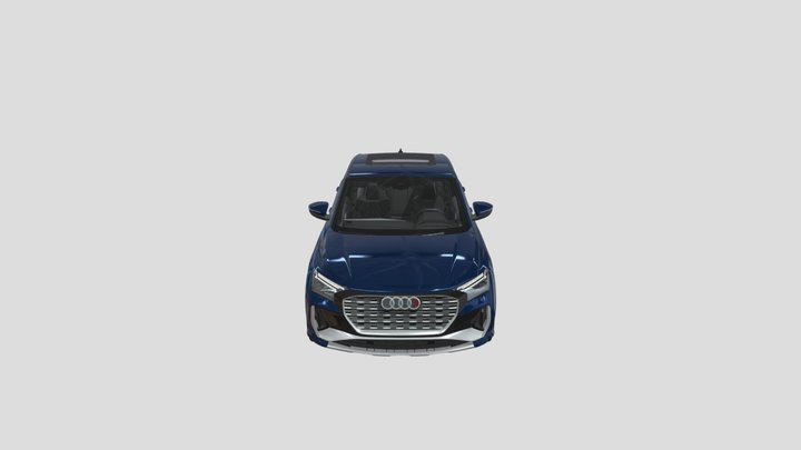 Audi_Q4_55_Quattro(SB)(Navarra_Blue) 3D Model