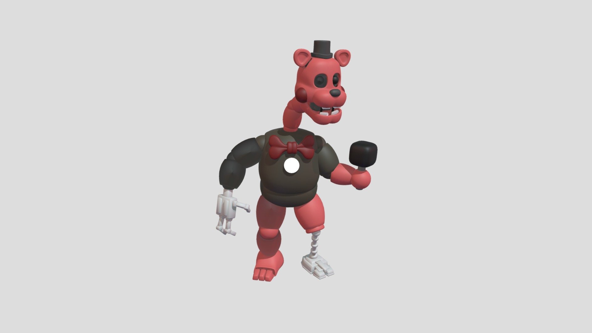 Red Bear - Download Free 3D model by nacho (@nachodsc.o0.0o) [b425409 ...
