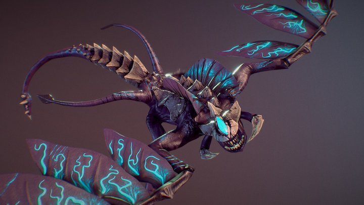 Basilisk Raptor 3D Model