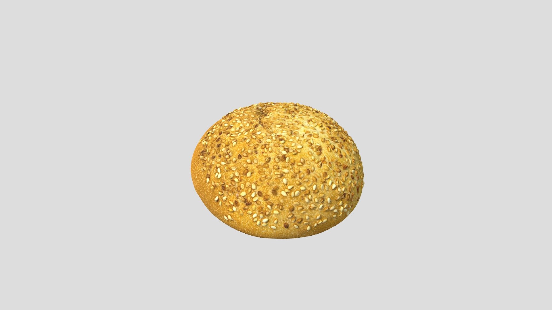 Burger bun with sesame seeds