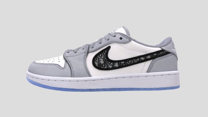 AIR JORDAN 1 OG LOW DIOR 3D Model