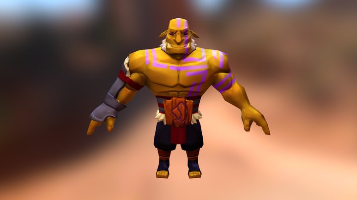Orc Warrior 3D Model