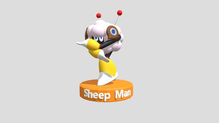 Sheep Man 3D - Mega Man 10 3D Model
