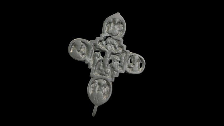 Крест-энколпион. XIV – нач. XV вв. Рыбинск, 2001 3D Model