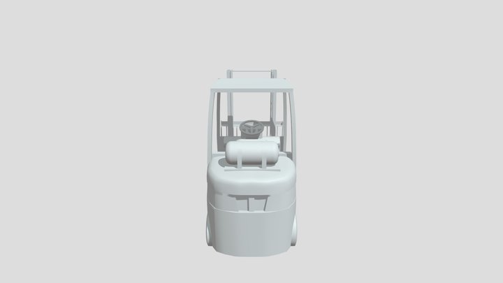 Forklift Truck 3D Model