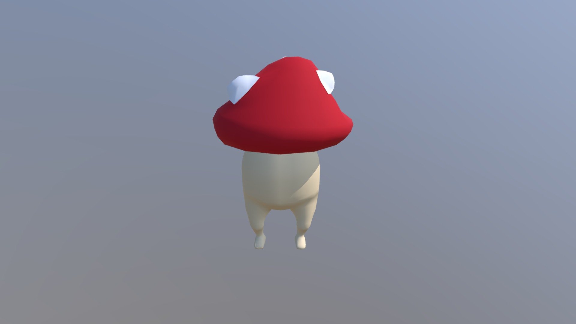 Mushroom Enemy Low Poly Animated