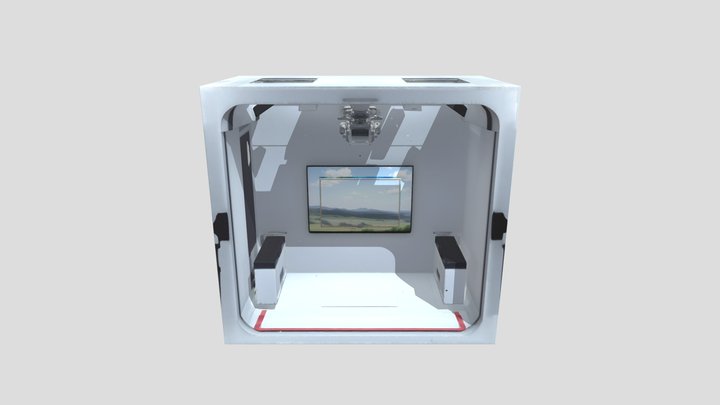 cabina television 3D Model