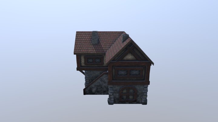 Medieval House 3D Model