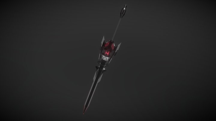 Sci-fi Sword 3D Model