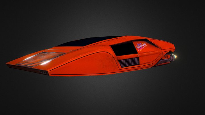 Lancia Stratos Zero 3D Model