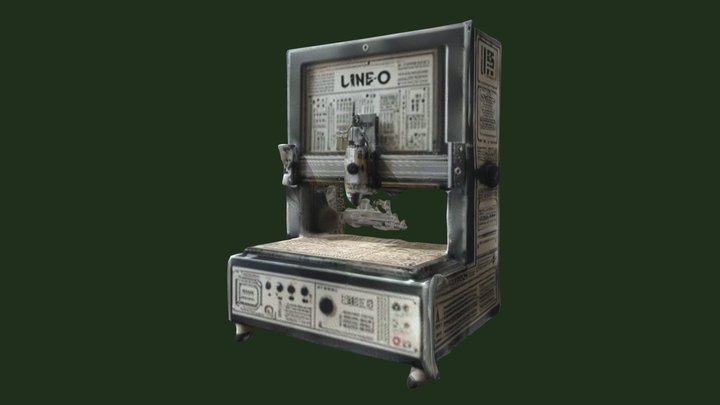 LINE-O Lo-Fi Messy CNC Upcycled