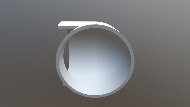 Round Shelf Light Cover 3D Model