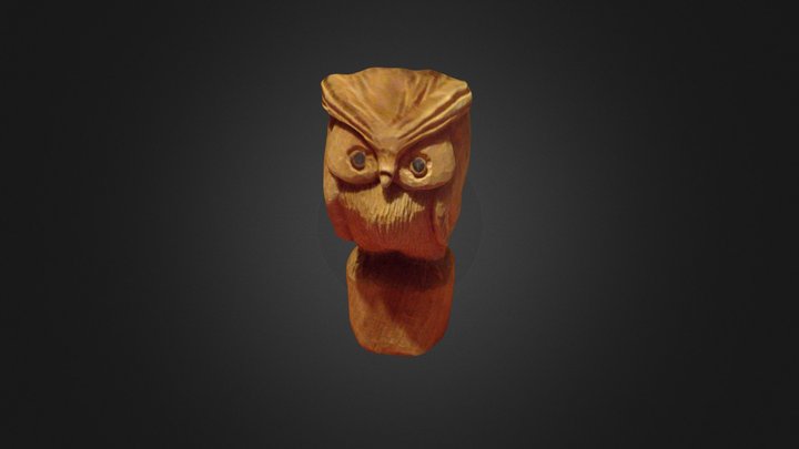 owl statue 3D Model