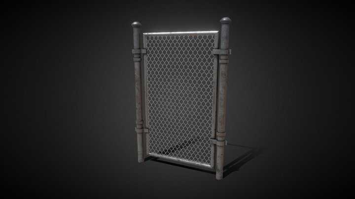 Metal Gate - Asset 3D Model