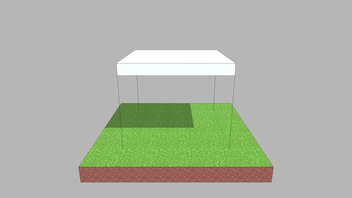 Flat Roof 3D Model