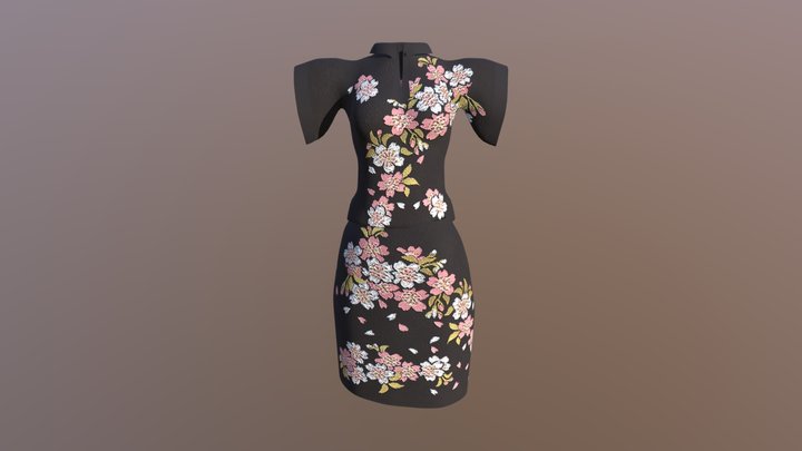 kimono 3D Model