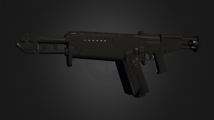 Flamethrower 3D Model