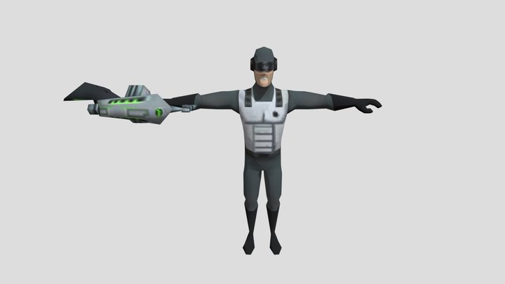 Hench_NI_lob_bind The Incredibles 3D Model