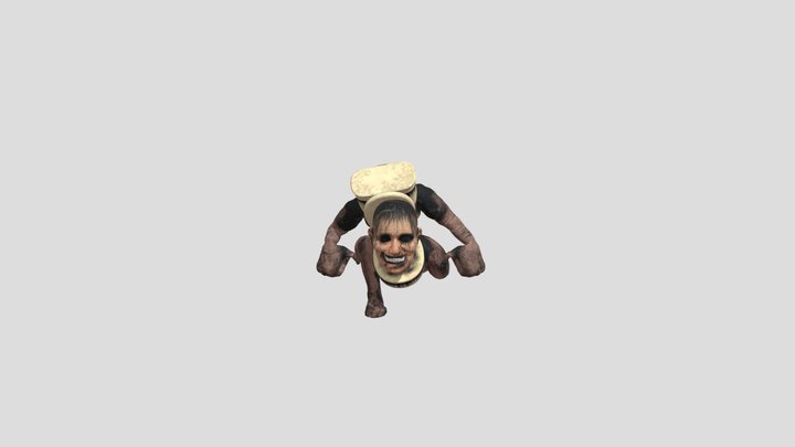 The Toilet Beast 3D Model