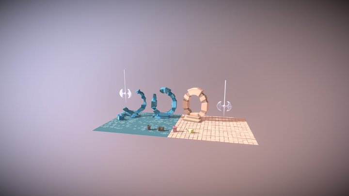 Two Sides - assets 3D Model