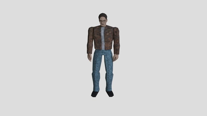 PSX Man 3D Model