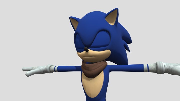 Sonic The Hedgehog 3D Model