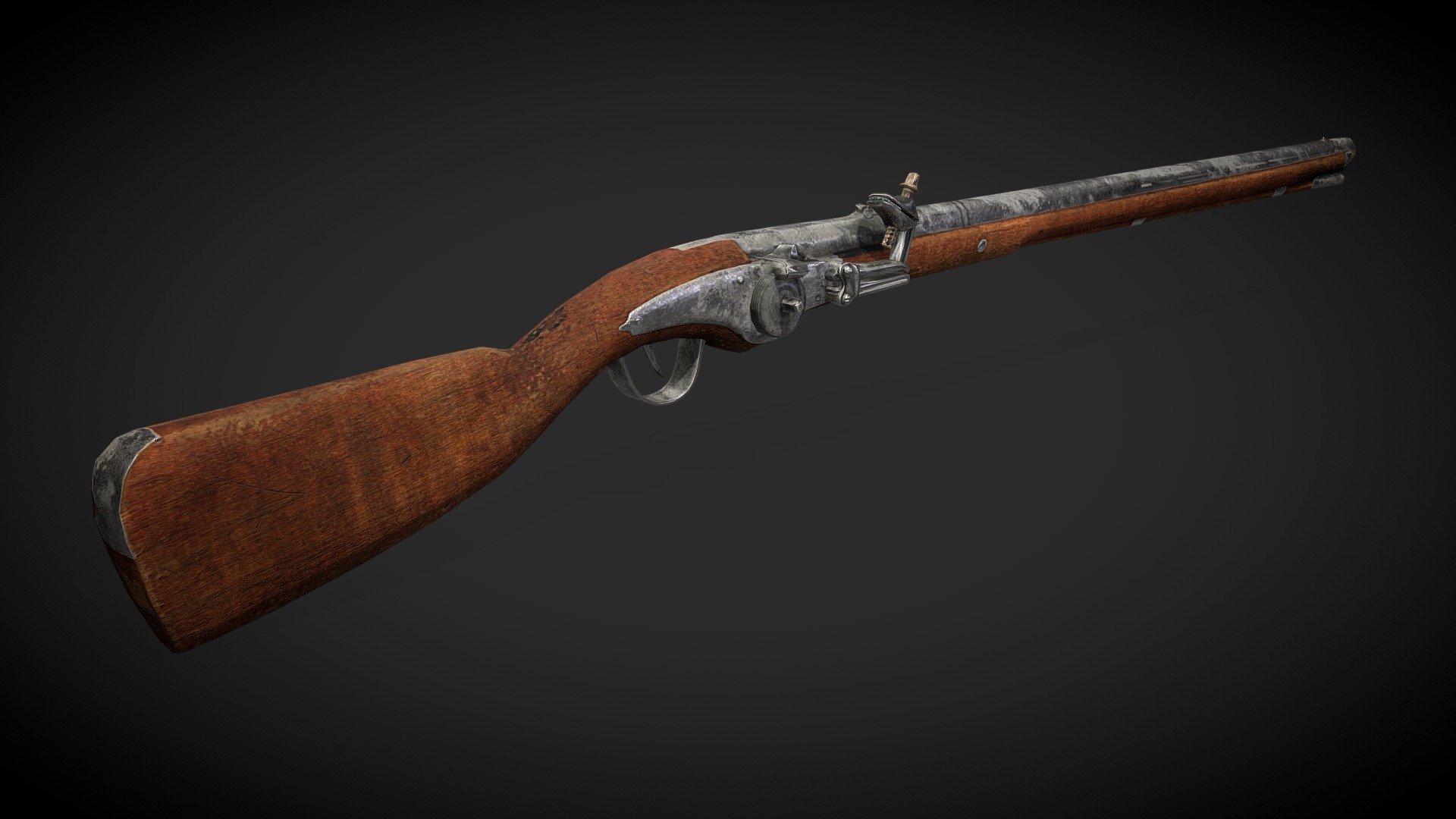 Renaissance Rifle Download Free 3D model by denis_cliofas [b43678f