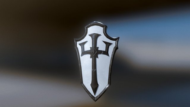 Joana's Shield (low poly) 3D Model