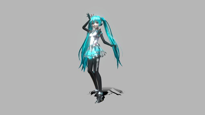 Miku hatsune race 3D Model