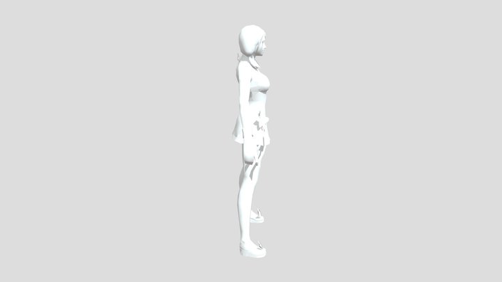 Summer-girl 3D Model