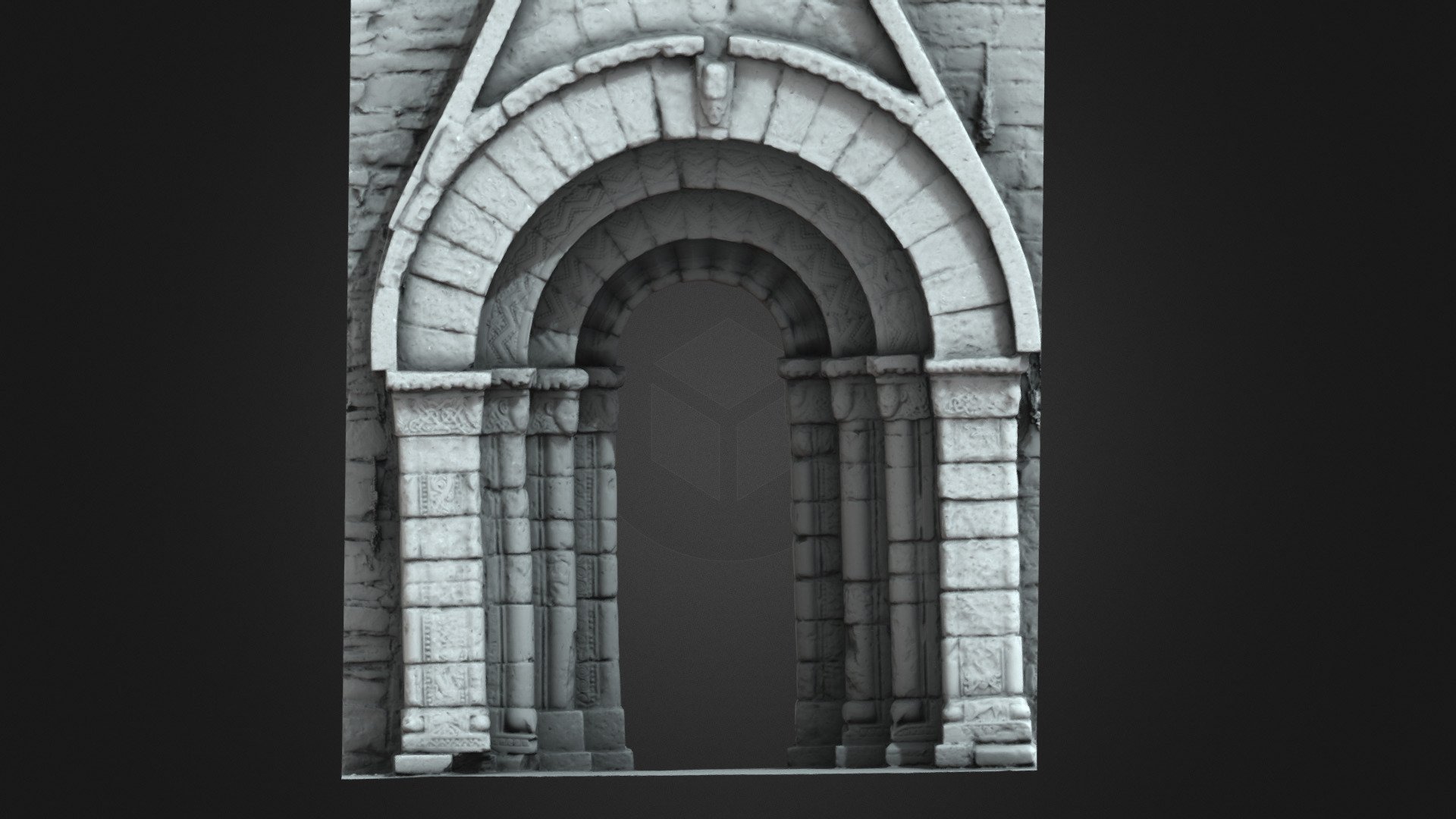Killeshin Romanesque Door — Sketchfab embed 3D viewer