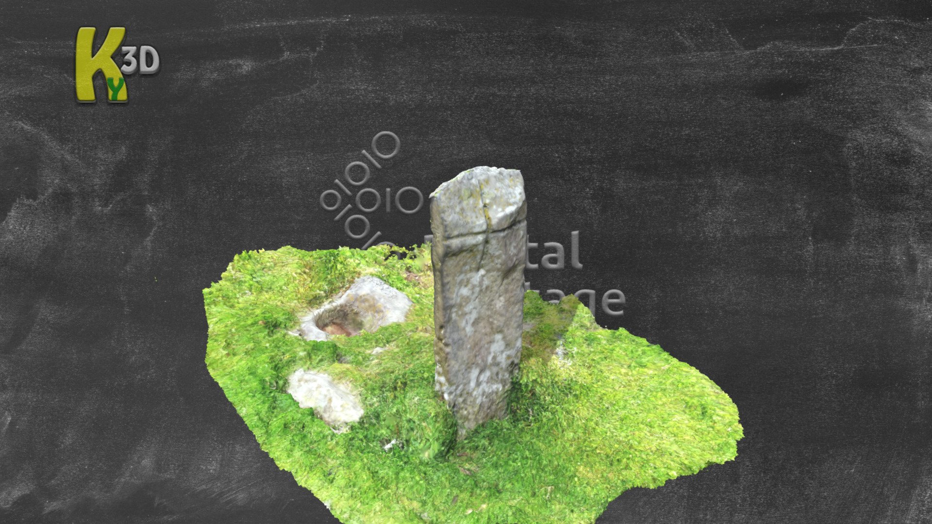 Lios Deargáin Cross Pillar & Bullan