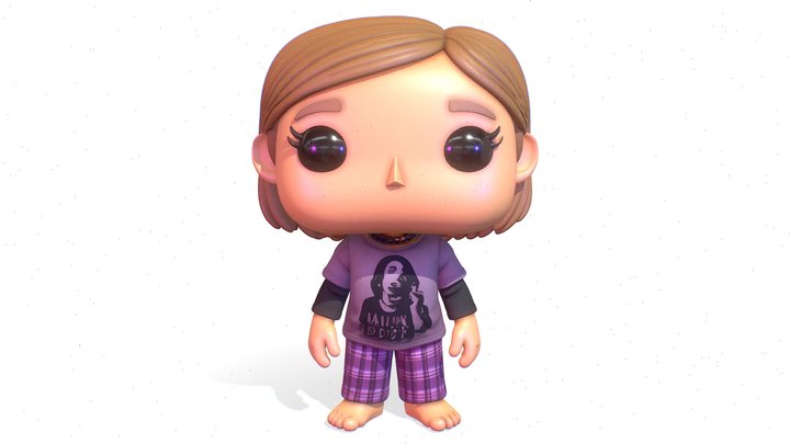 The last of us - Sarah miller - Funko Pop 3D Model