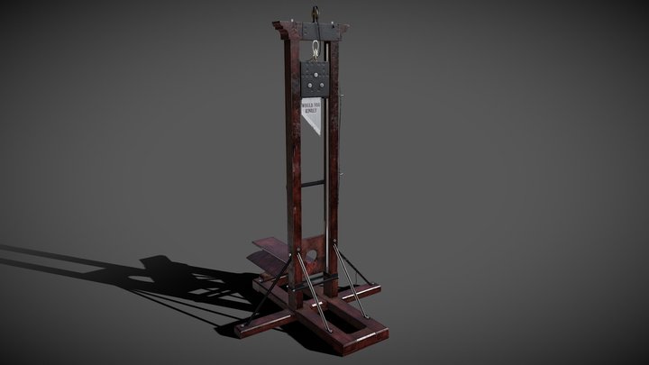 1907 Berger Guillotine 3D Model