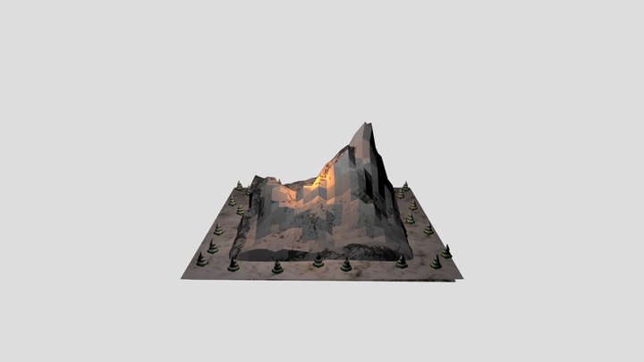 MountainDiorama 3D Model