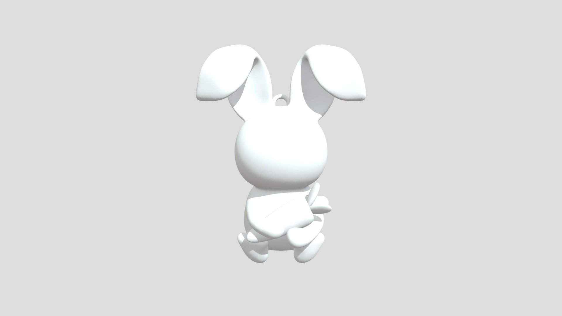 Cute Rabbit Figure - 3D model by Lev Kravets (@LevKravets) [b43a0aa ...