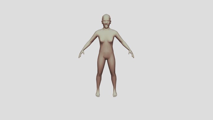 Zombie_woman 3D Model
