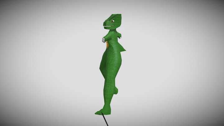 Dinoman2 3D Model