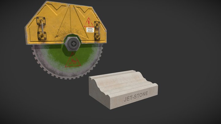 Обработка камня 3D Model
