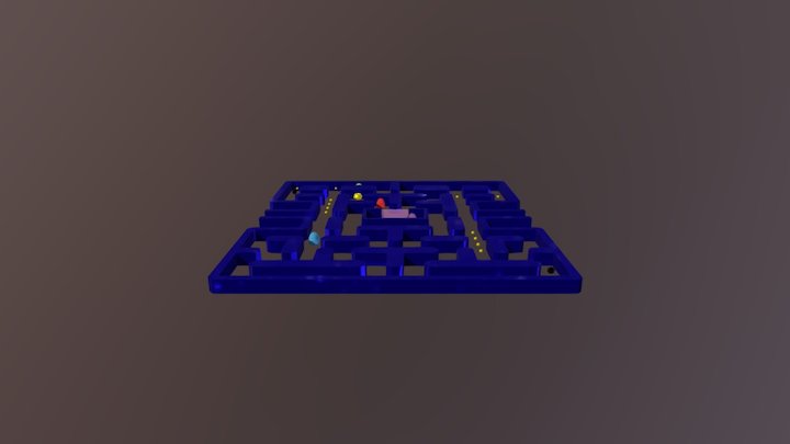 Pacman by Jeroen 3D Model