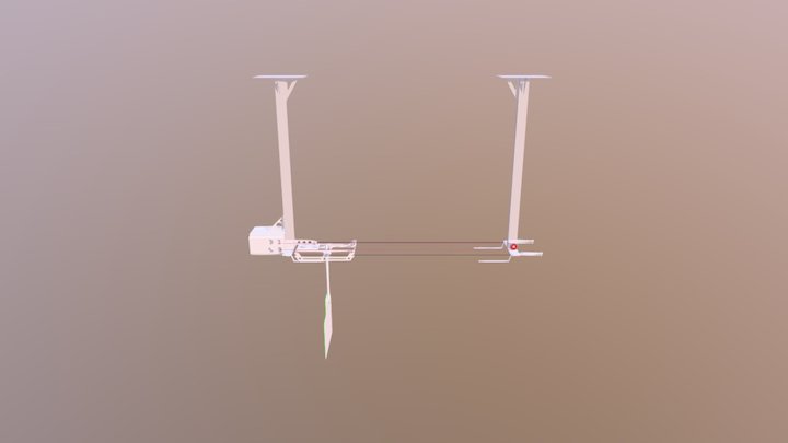 light overhead target retrieval system 3D Model