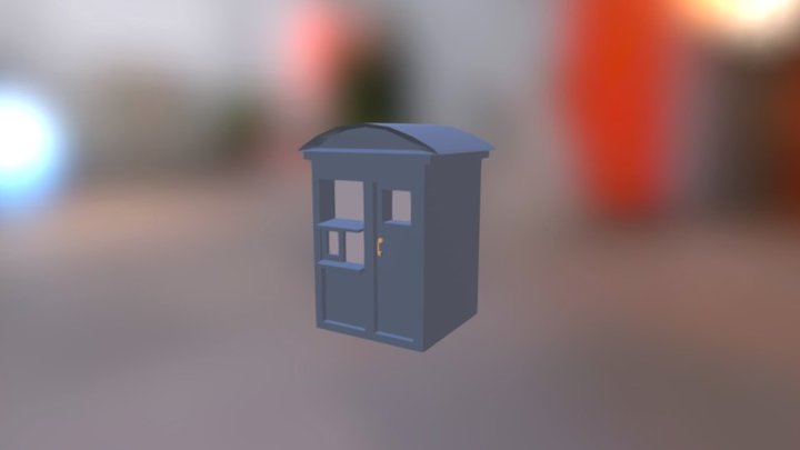 Police Box 3D Model