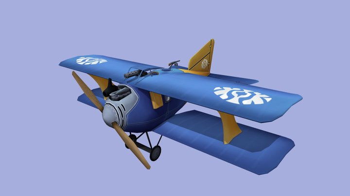 GameArt Plane Sedes De Cock (roland c.lla late) 3D Model