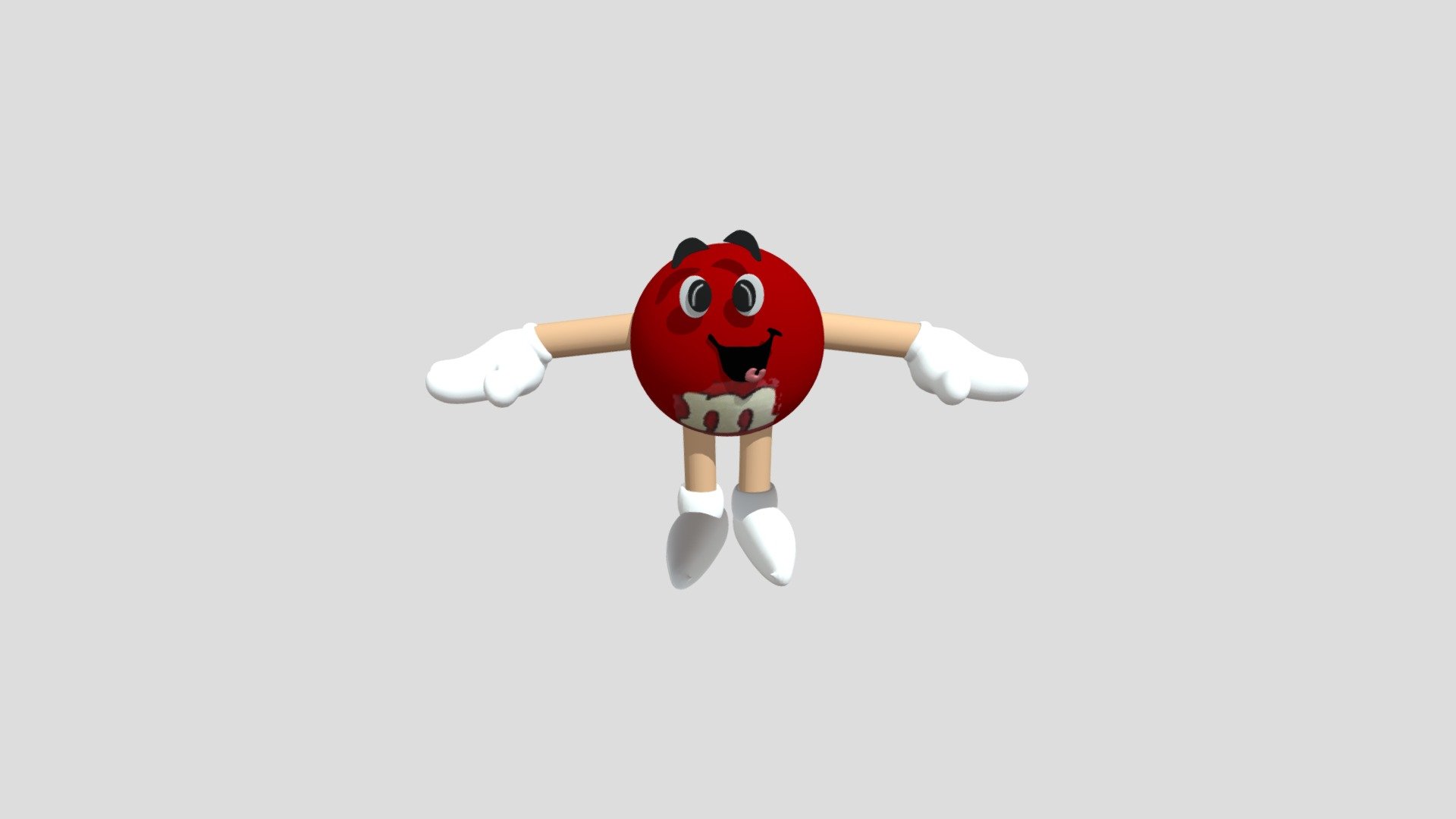 Red M&M Mascot - 3D model by ChelsCCT (ChelseyCreatesThings) on Thangs