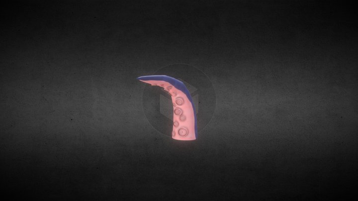 Tentacle Animation 3D Model