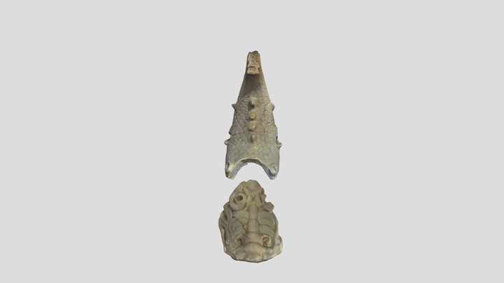 史跡　宇陀松山城跡　鯱瓦／（天守郭石垣部） 3D Model