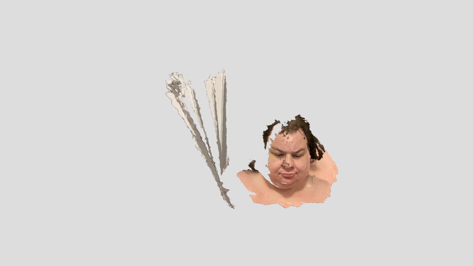 First scan of face - 3D model by Alyssa.Anderson [b4401b3] - Sketchfab