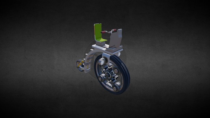 Penny Farthing Motorbike 3D Model